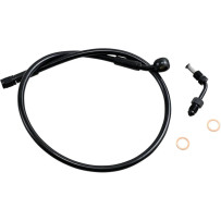 XR Upper Brake Line with Adapter — 25" length, oversize +4", Black, with ABS