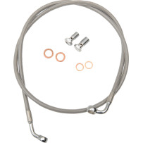 Kit de latiguillos de freno de acero inoxidable — 30,5–35,5 cm (12"–14"), Ape Hanger