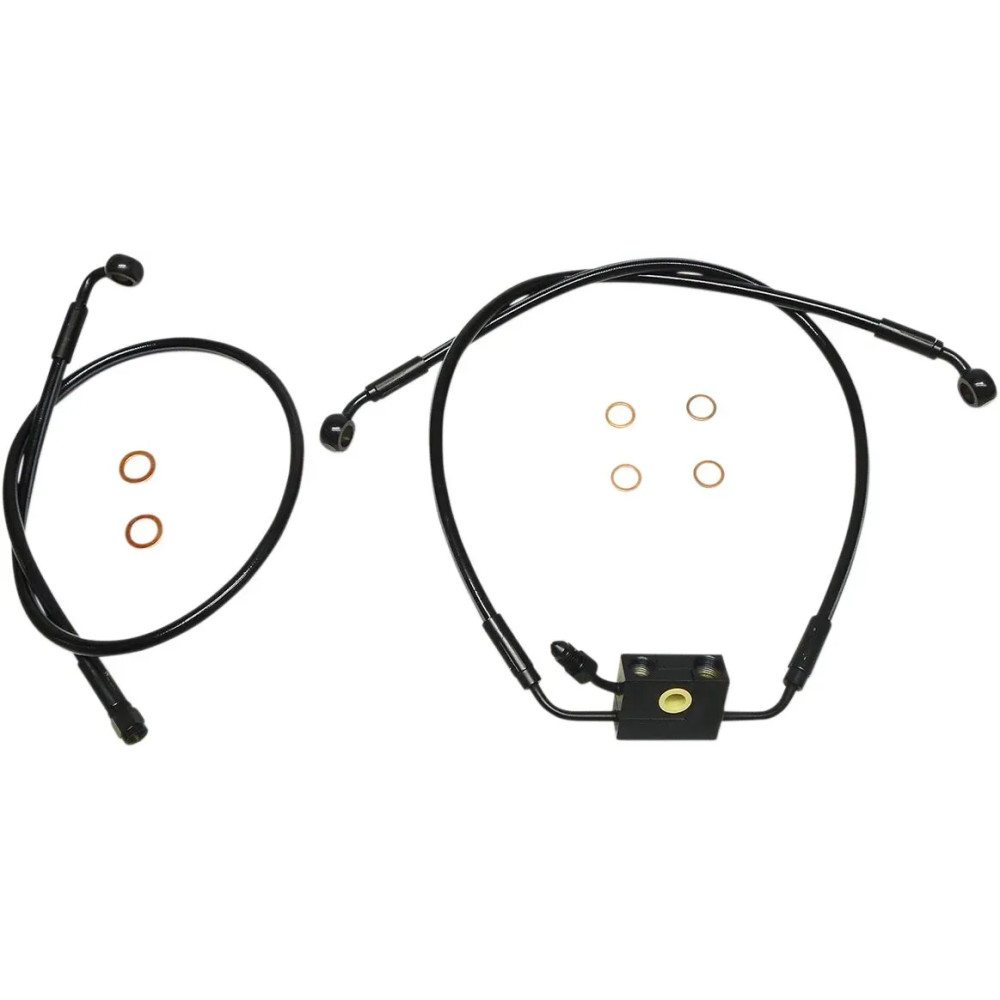 XR Dual Disc ABS Brake Line Kit — Front, 56 cm (22"), 39 cm (15-1/2")