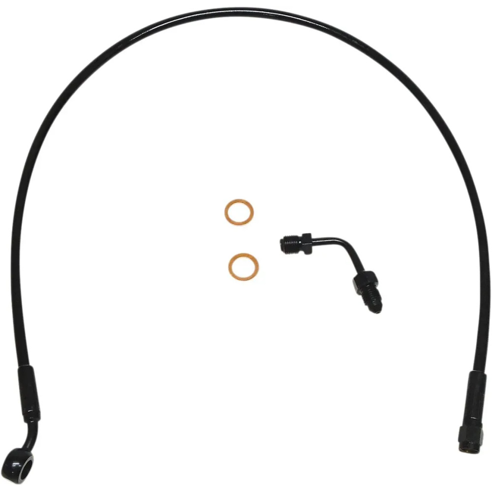 XR Upper Brake Line with Adapter — 28" (71 cm), with ABS, Black