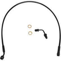 XR Upper Brake Line with Adapter — 76 cm (30"), for ABS, Black