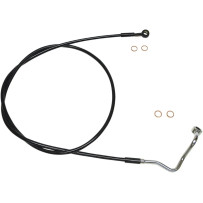XR Stainless Upper Brake Line — 70", Oversize +6", with ABS