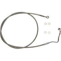 XR Stainless Upper Brake Line — 64" (162.5 cm), Front Upper fitment, Stainless steel, ABS compatible