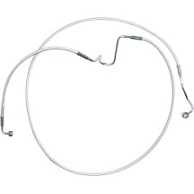 Designer Series Extended ABS Touring Lower Brake Line Kit — Oversize +10.2 cm (4"), Front lower