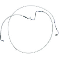 Designer Series Extended ABS Touring Lower Brake Line Kit — Oversize +10.2 cm (4"), Front lower