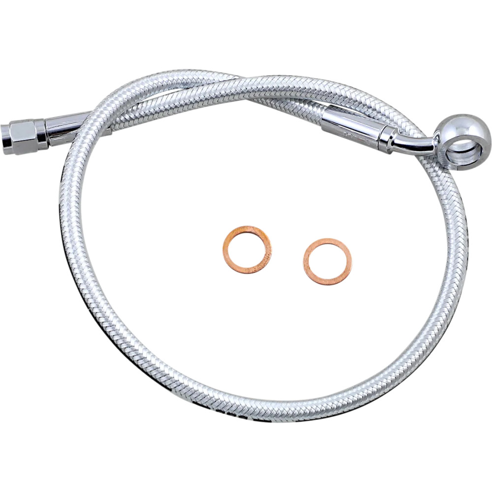 Alternate Length Upper Brake Line — 56 cm (22"), 12 mm 35° banjo, ABS
