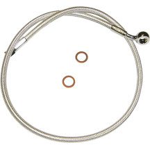 Alternate Length Upper Brake Line — 56 cm (22"), 12 mm 35° banjo, ABS