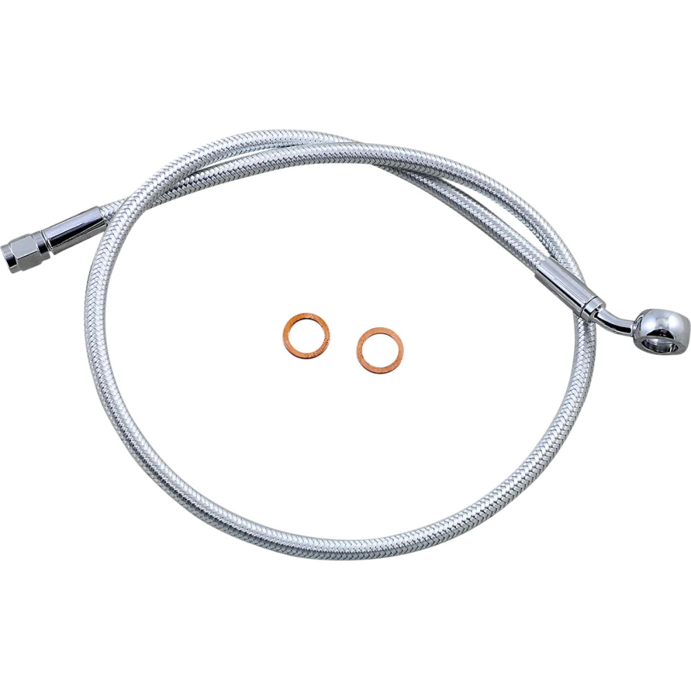 Alternate Length Upper Brake Line — 76 cm (30"), ABS, 12 mm 35° banjo
