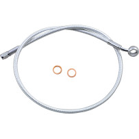 Alternate Length Upper Brake Line — 32", ABS, 12 mm 35° banjo fitting