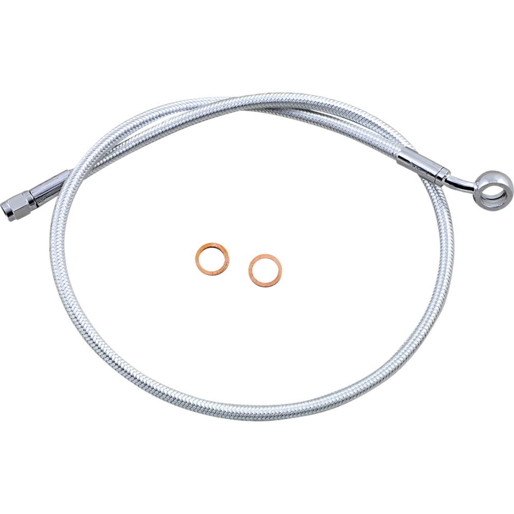 Alternate Length Upper Brake Line — 32", ABS, 12 mm 35° banjo fitting