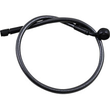 Alternate Length Upper Brake Line — 56 cm (22"), 12 mm 35° banjo, ABS, Black