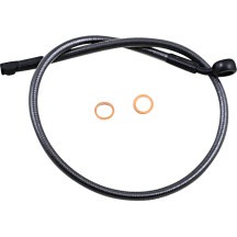 Alternate Length Upper Brake Line — 66 cm (26"), 12 mm 35° banjo, ABS