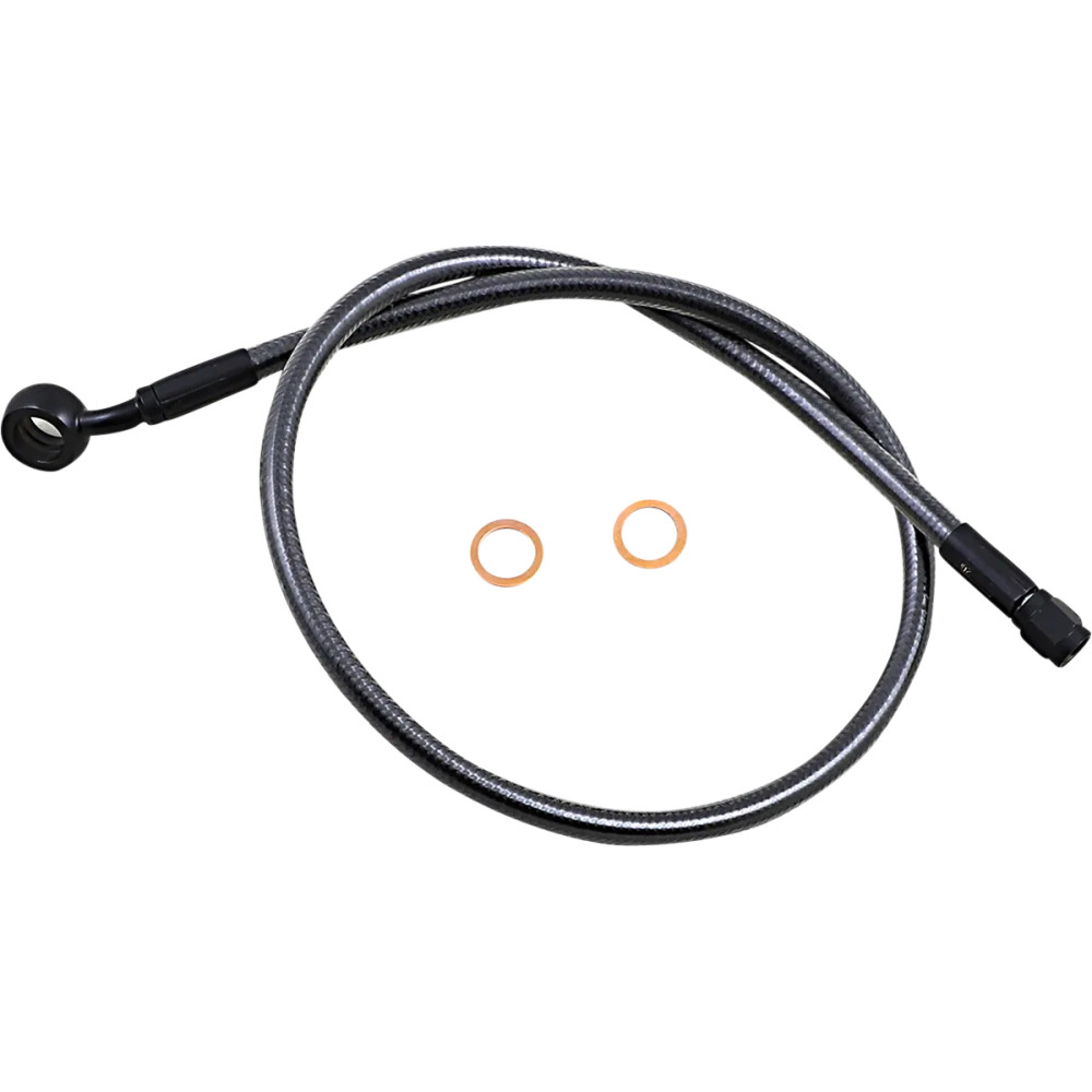 Alternate Length Upper Brake Line — 71 cm (28") , 12 mm 35° banjo fitting, ABS
