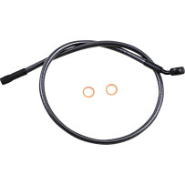 Alternate Length Upper Brake Line — 76 cm (30"), 12 mm 35° banjo fitting, with ABS