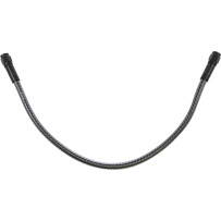 KARBONFIBR Universal Brake Line — -3 AN fittings, 38 cm (15"), silver