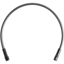 KARBONFIBR Universal Brake Line — 43 cm (17"), -3 hose, Silver