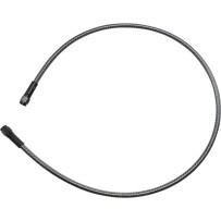 KARBONFIBR Universal Brake Line — -3AN fittings, 81.5 cm (32"), Silver