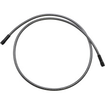 KARBONFIBR Universal Brake Line — -3 hose, 46" length, Silver