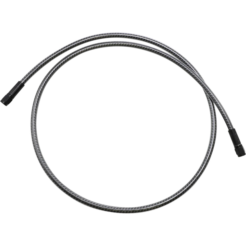 KARBONFIBR Universal Brake Line — -3 hose, 46" length, Silver