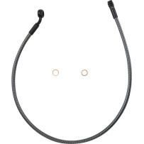 KARBONFIBR Designer Series ABS-Specific Front Upper Brake Kit — 71 cm (28"), 10 mm 35° banjo, Silver