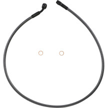 KARBONFIBR Designer Series ABS-Specific Front Upper Brake Kit — 34", 10 mm 35° banjo