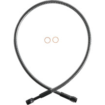 KARBONFIBR Designer Series ABS-Specific Front Upper Brake Kit — 25", 10 mm 180° banjo