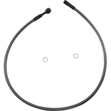 KARBONFIBR Designer Series ABS-Specific Front Upper Brake Kit — 81 cm (32"), 10 mm 180° banjo