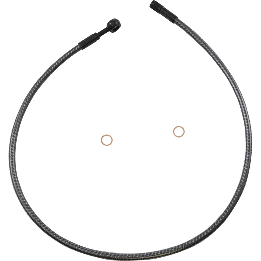 KARBONFIBR Designer Series ABS-Specific Front Upper Brake Kit — 81 cm (32"), 10 mm 180° banjo