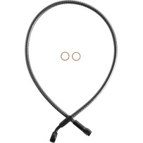 KARBONFIBR Designer Series ABS-Specific Front Upper Brake Kit — 26" (66 cm), 12 mm 35° banjo fitting