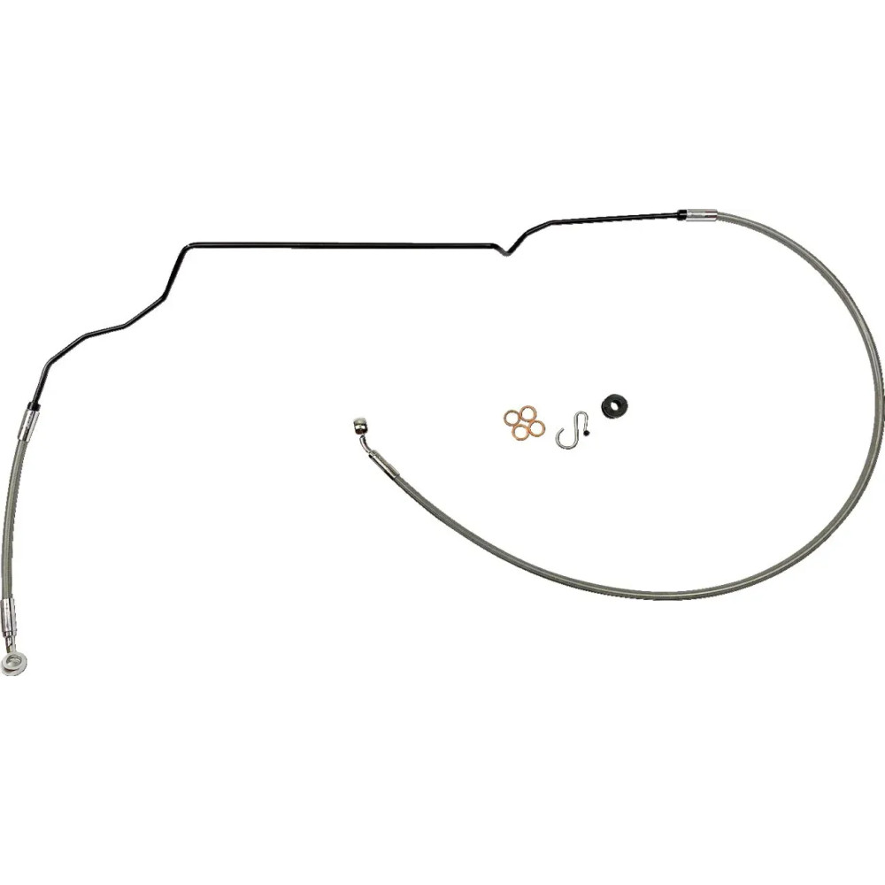 XR Lower Brake Line — Stainless Steel
