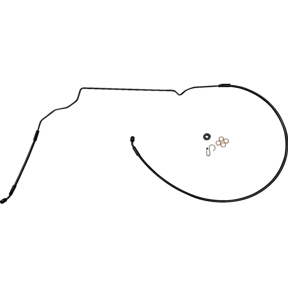 XR Lower Brake Line — Black