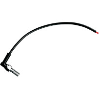 Brake Light Banjo Bolt Boot — 90° bend, black