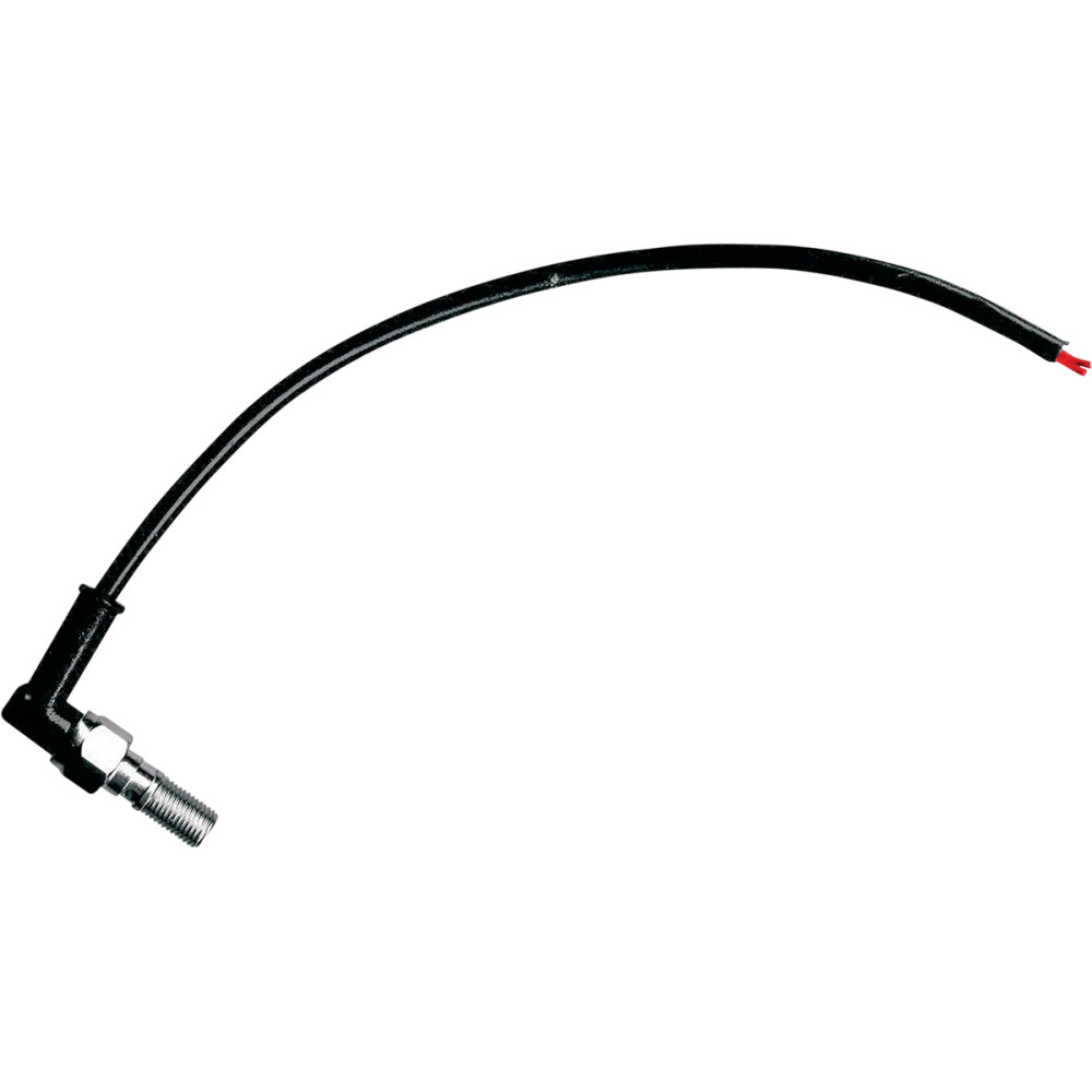 Brake Light Banjo Bolt Boot — 90° bend, black