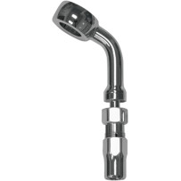 BYO® Build-Your-Own Banjo with Fitting — 3/8" 60° and 10 mm 60° banjo fittings, Chrome