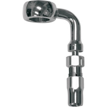 BYO® Build-Your-Own Banjo with Fitting — 12 mm 90° banjo fitting, Chrome