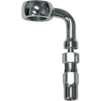 BYO® Build-Your-Own Banjo with Fitting — 12 mm 90° banjo fitting, Chrome