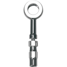 BYO® Build-Your-Own Banjo with Fitting — 7/16" straight banjo fitting, stainless steel, chrome