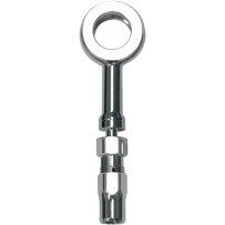 BYO® Build-Your-Own Banjo with Fitting — 7/16" straight banjo fitting, stainless steel, chrome