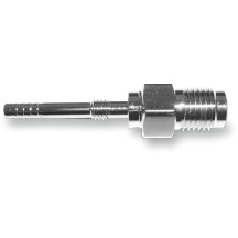 BYO® Build-Your-Own Inverted Flare — 3/8-24 SAE male, stainless steel, Chrome