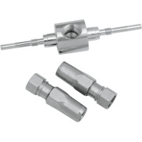 BYO® Build-Your-Own Junction Block — 1/8" NPT female, rear mount, chrome