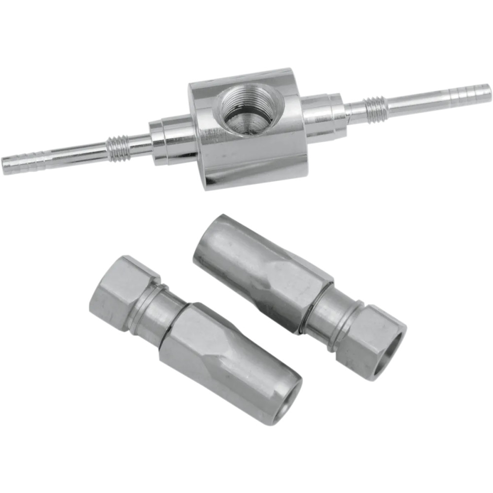 BYO® Build-Your-Own Junction Block — 1/8" NPT female, rear mount, chrome