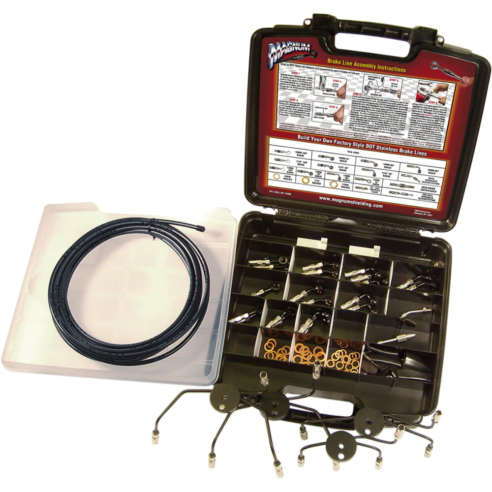 BYO® Build-Your-Own Brake Line Master Kit — Black