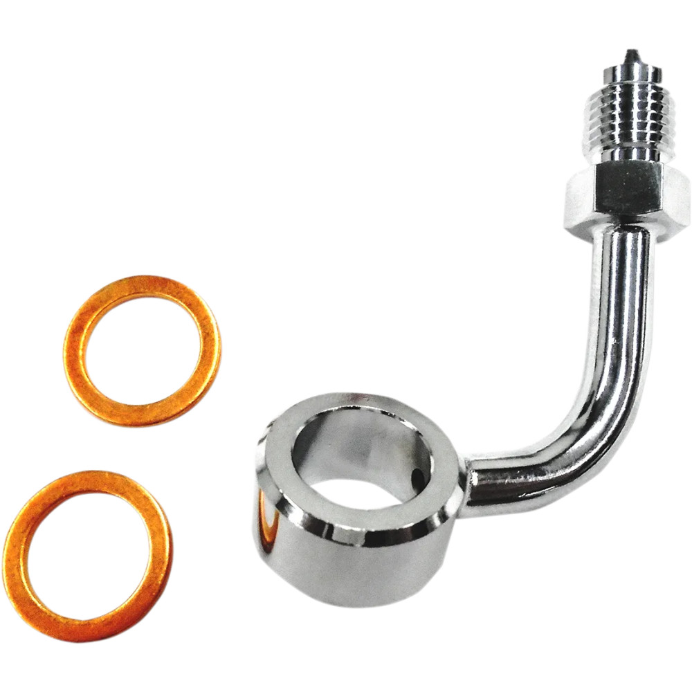 Trike Upper Brake Line Adapter — Upper, Chrome, Sterling Chromite II