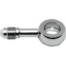 -3 AN Banjo Fitting — 11.1 mm (7/16 in), Chrome