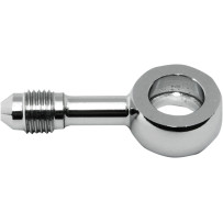 -3 AN Banjo Fitting — 11.1 mm (7/16 in), Chrome
