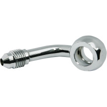 -3 AN Banjo Fitting — 3/8" (10 mm), AN-3 male, Chrome
