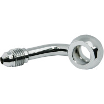 -3 AN Banjo Fitting — 3/8" (10 mm), AN-3 male, Chrome