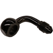 -3 AN Banjo Fitting — 3/8" (10 mm), 90° bend, Black