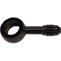 -3 AN Banjo Fitting — 11.1 mm (7/16"), -3 AN male, black