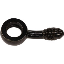-3 AN Banjo Fitting — 7/16" (11.1 mm), 35° bend, Black